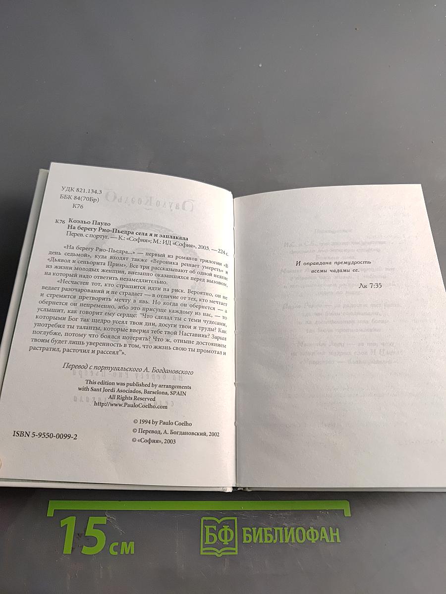 На берегу Рио-Пьедра села я и заплакала