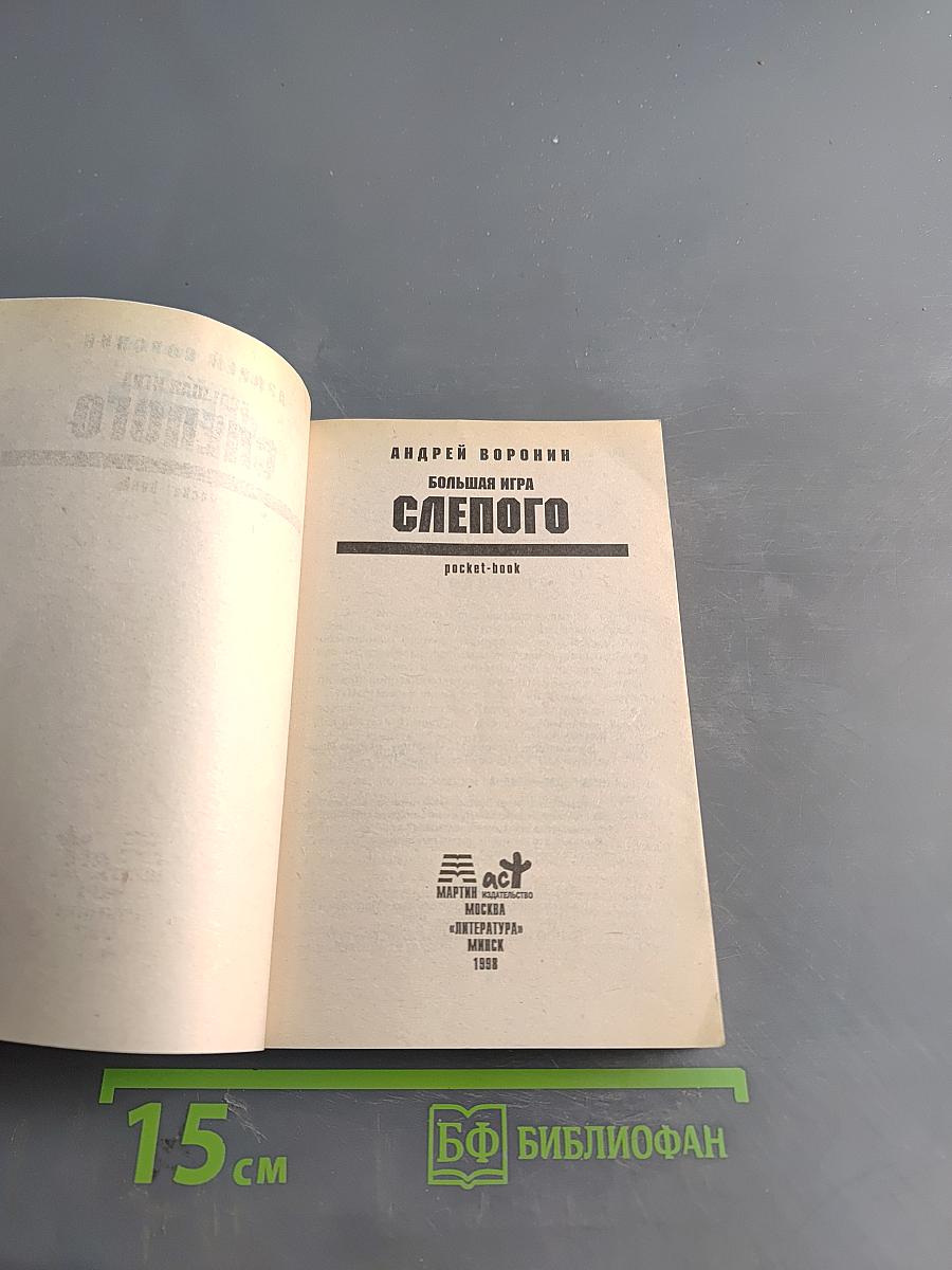 Большая игра слепого