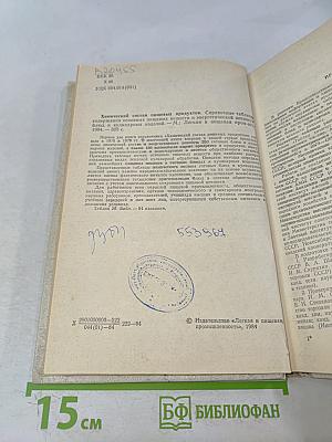 Химический состав пищевых продуктов