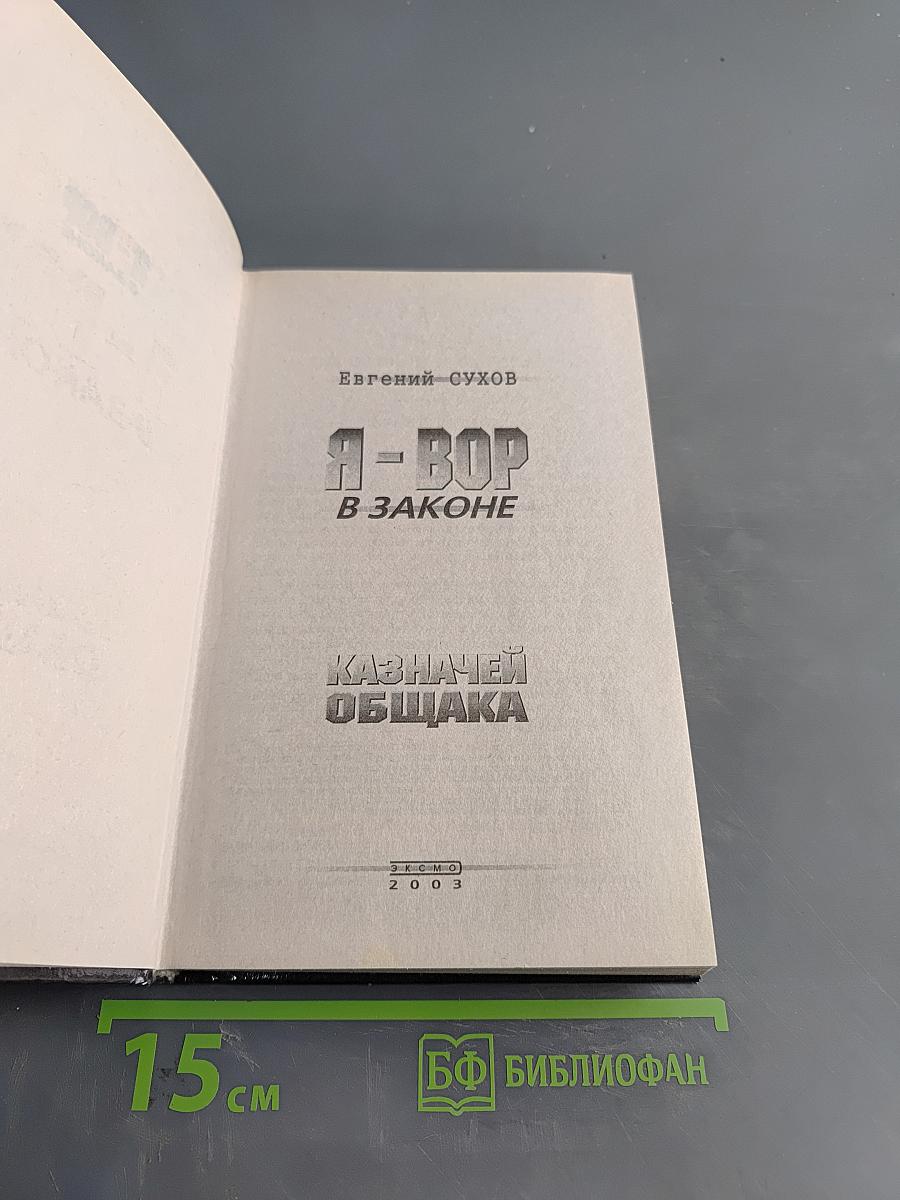 Я - вор в законе. Казначей общака