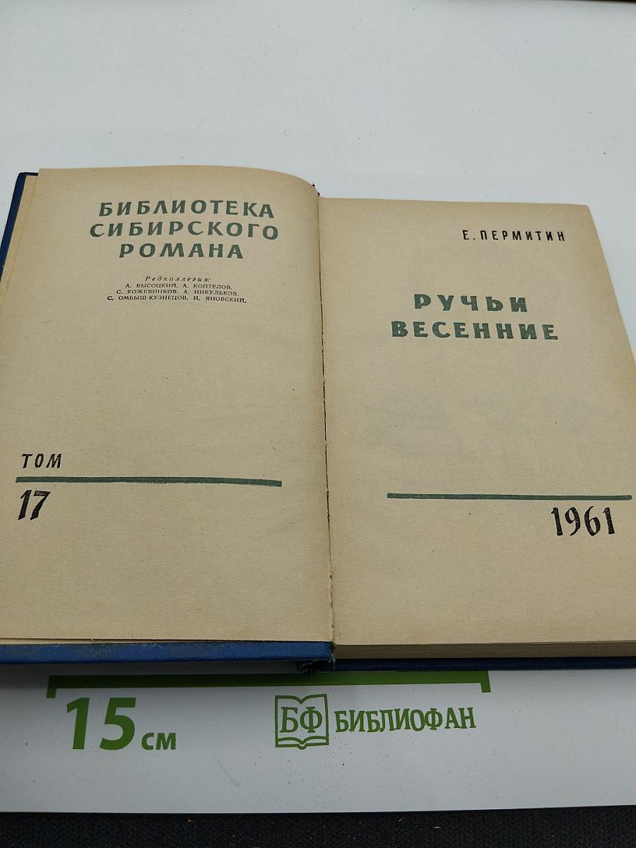 Ручьи весенние