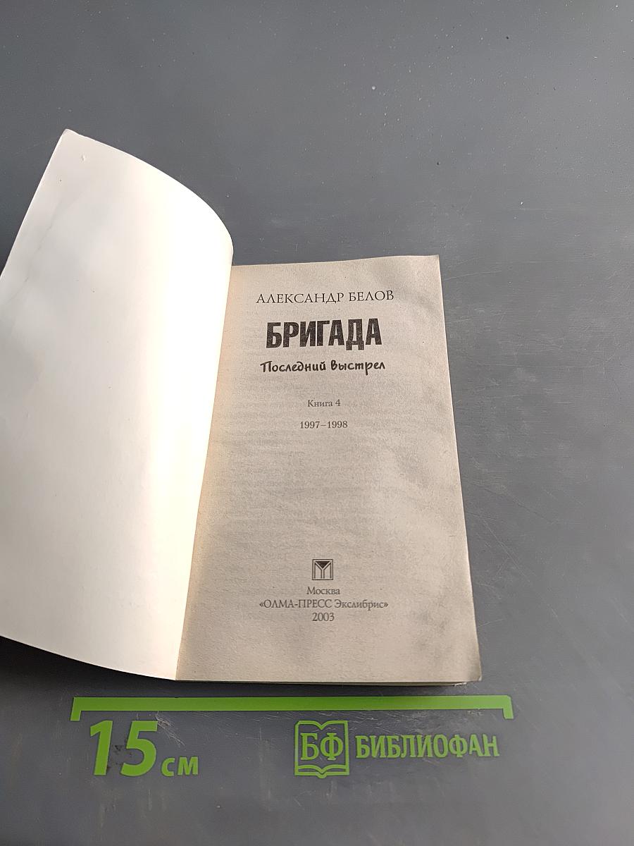 Бригада. Последний выстрел. Книга 4