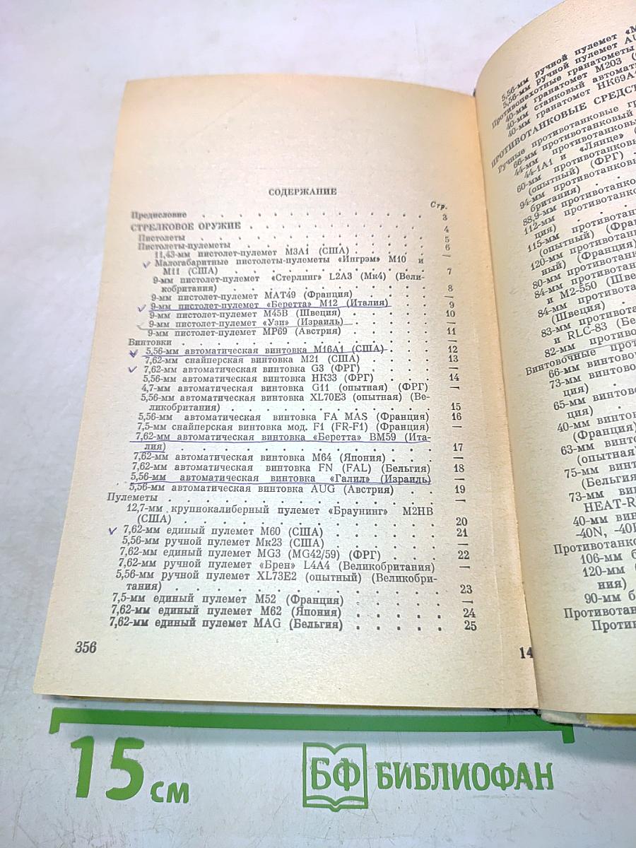 Вооружение и техника иностранных армий. Справочник
