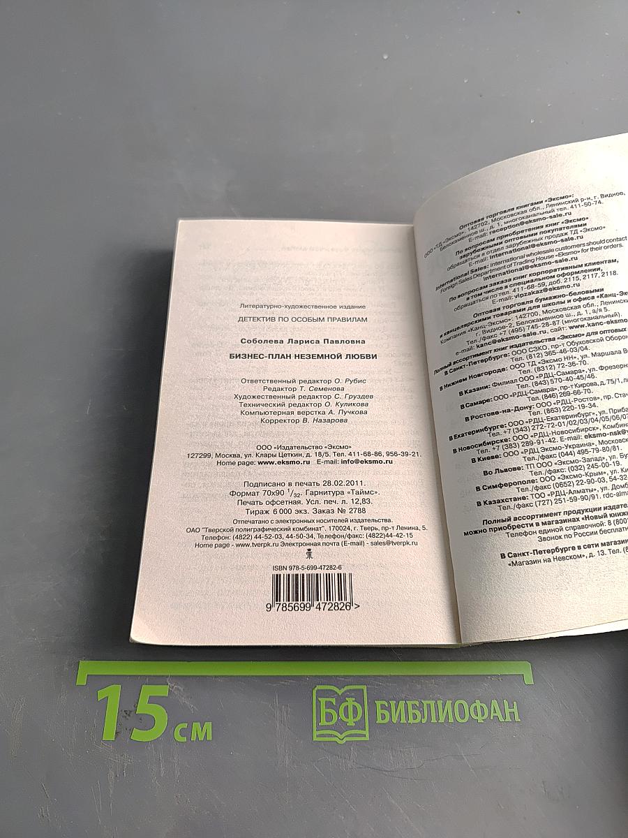 Бизнес-план неземной любви