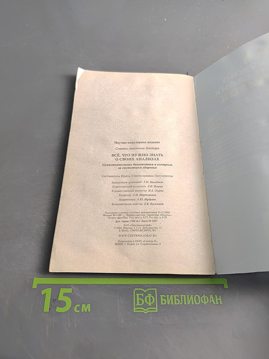 Всё, что нужно знать о своих анализах
