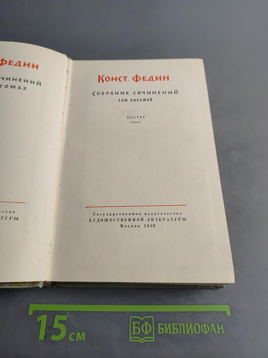 Собрание сочинений. Том восьмой. Костер. Роман