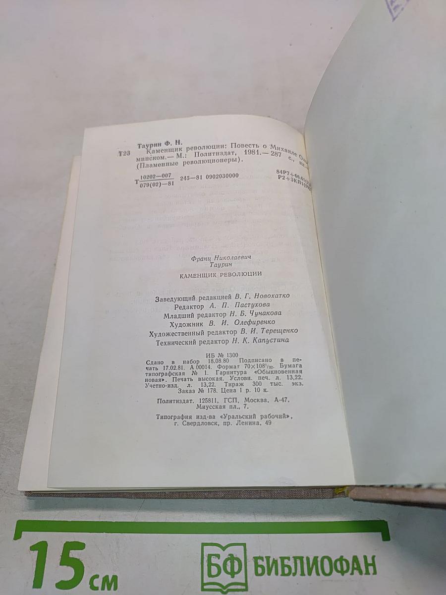 Каменщик революции