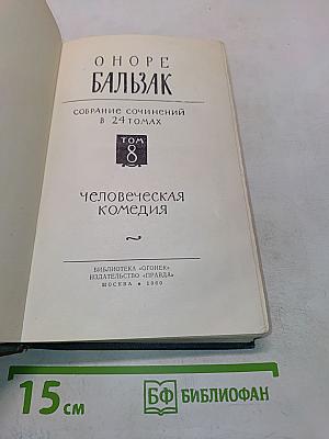 Человеческая комедия. Том 8