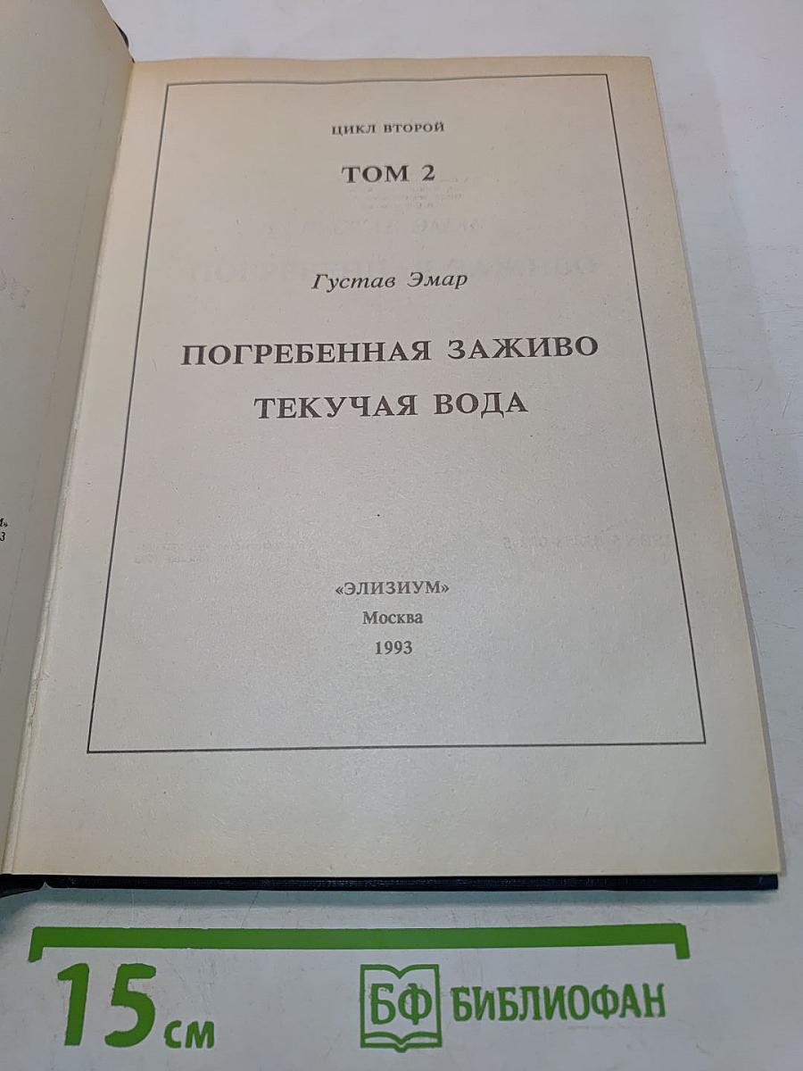 Библиотека приключений. Том 2. Погребенная заживо. Текучая вода