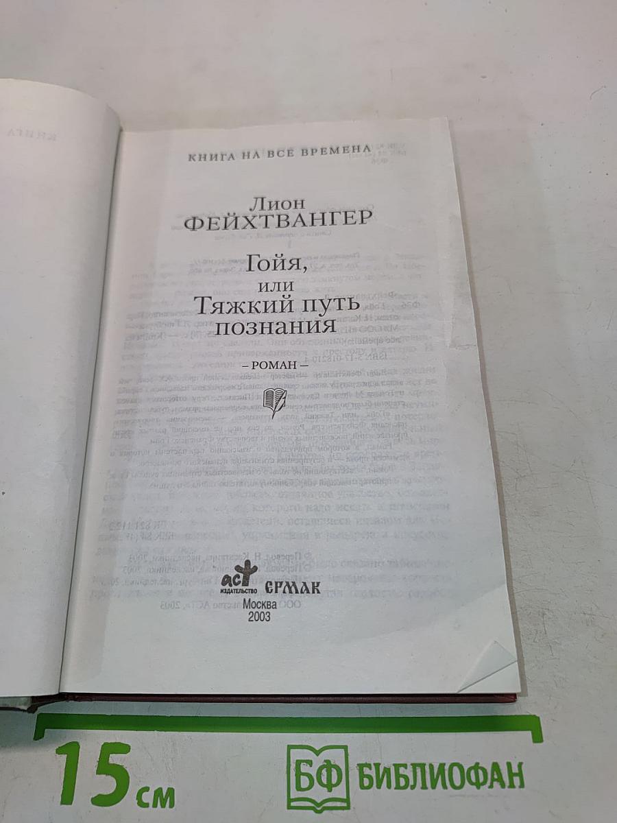 Гойя, или Тяжкий путь познания