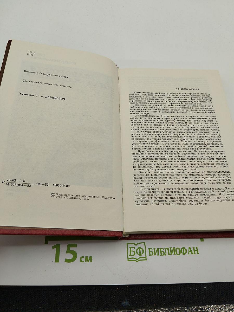 Жаворонки над Хатынью