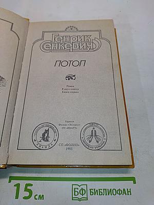 Потоп. Книга первая