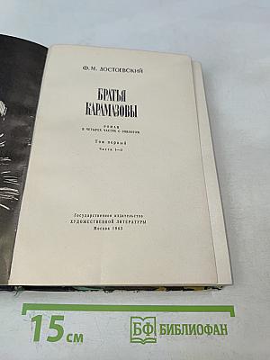 Братья Карамазовы. Роман в четырех частях с эпилогом. Том первый. Части I-II