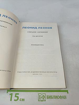 Собрание сочинений. Том десятый. Публицистика