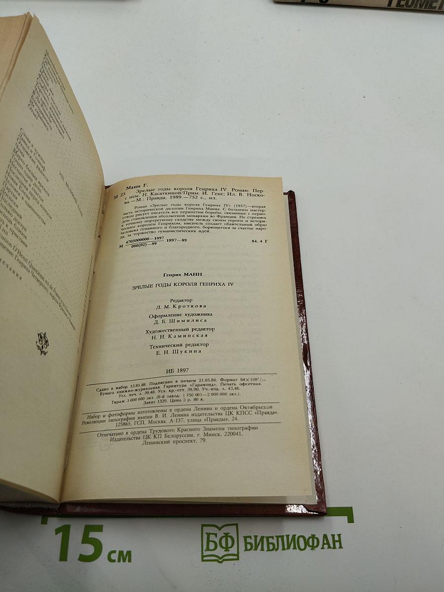 Зрелые годы короля Генриха IV