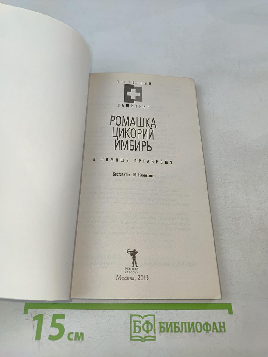 Ромашка, цикорий, имбирь в помощь организму