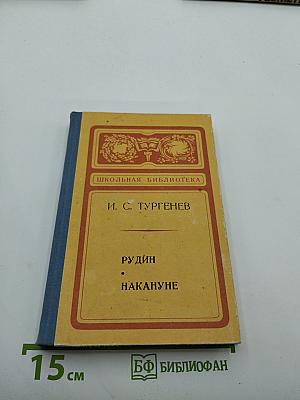 Рудин. Накануне