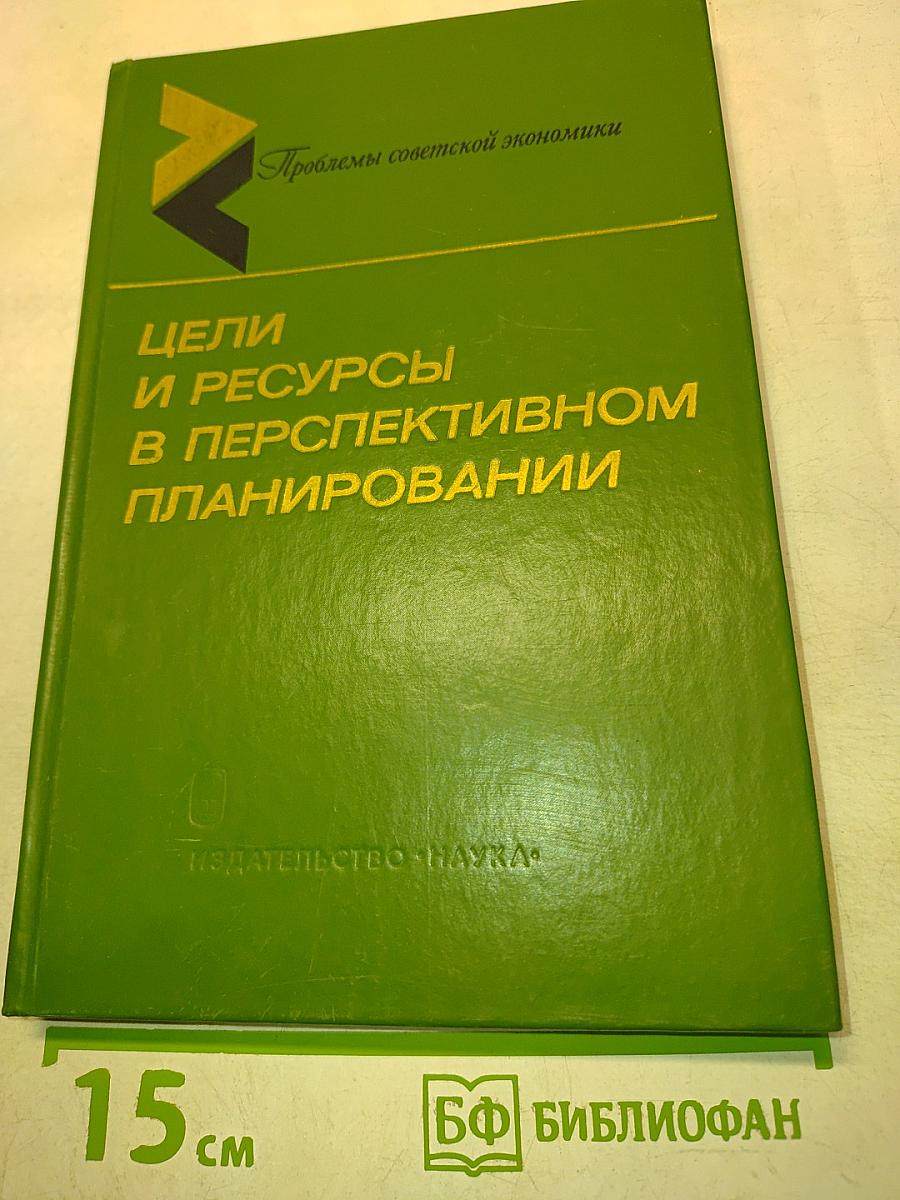 Цели и ресурсы в перспективном планировании