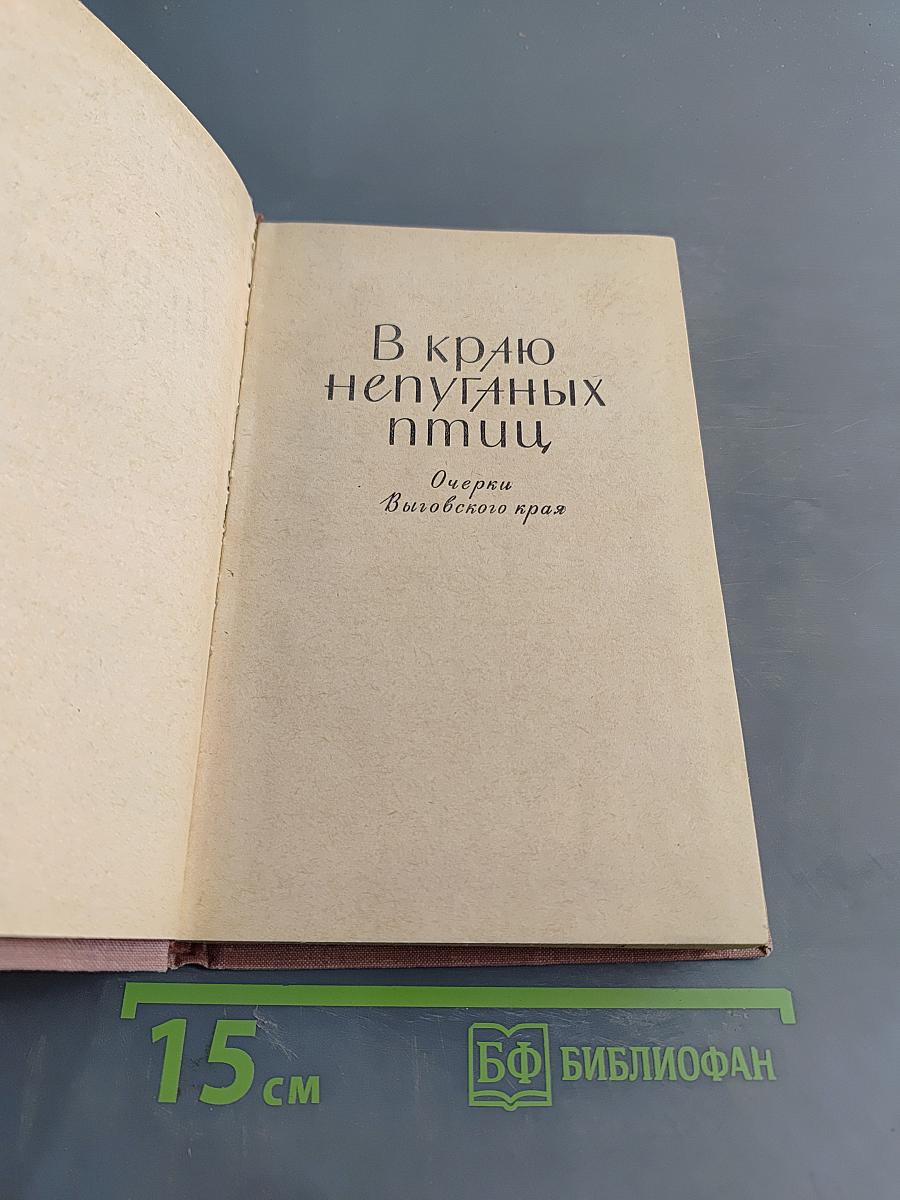 В краю непуганых птиц. Очерки Выговского края