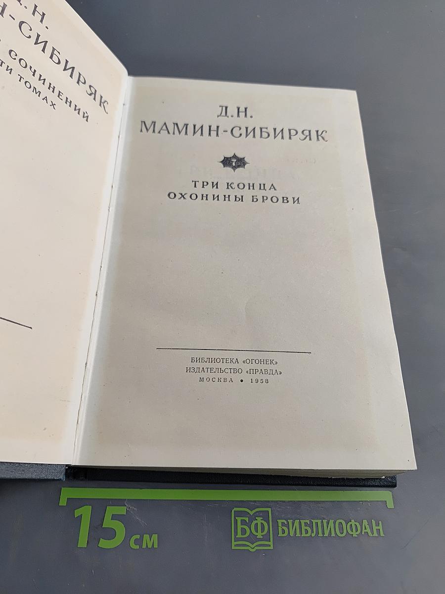 Три конца. Охонины брови