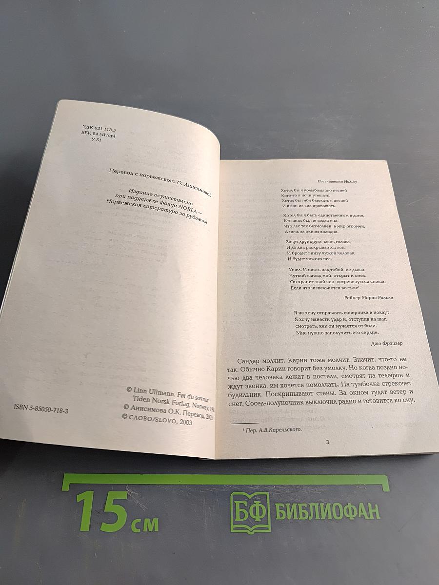 Прежде чем ты уснёшь