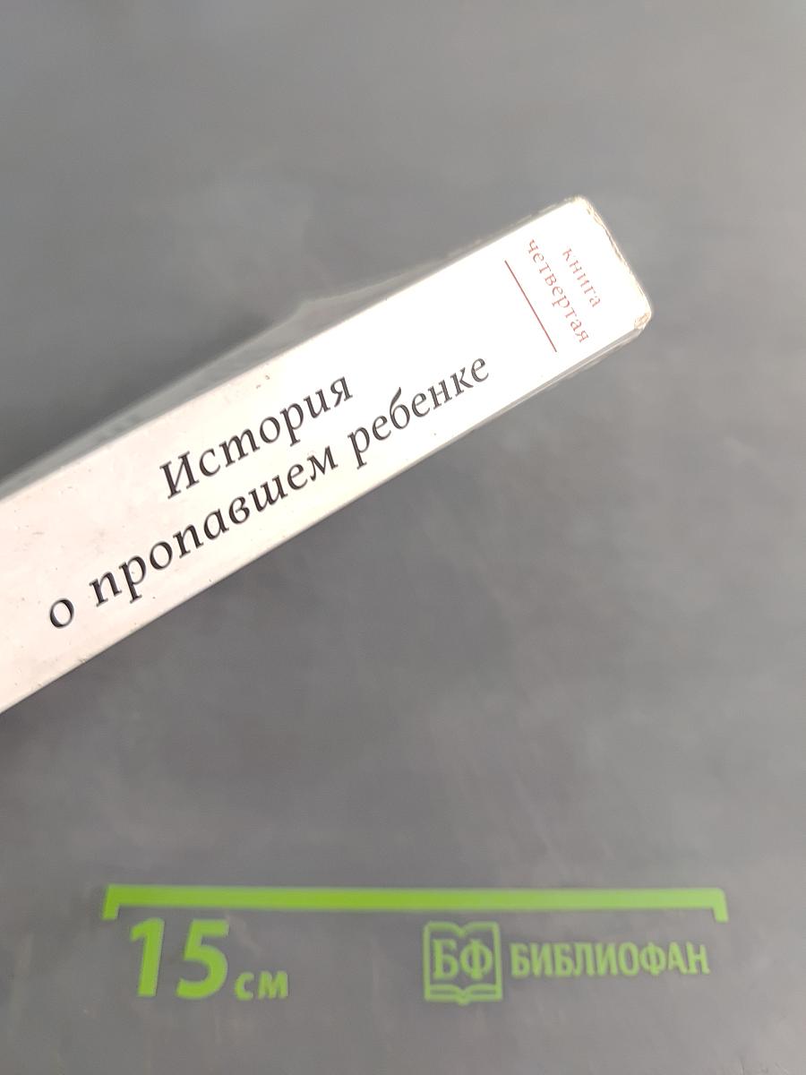 История о пропавшем ребенке. Моя гениальная подруга. Книга четвертая