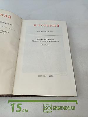 Собрание сочинений в 30 томах. Том 19. Пьесы, сценарии, драматические наброски 1917-1935