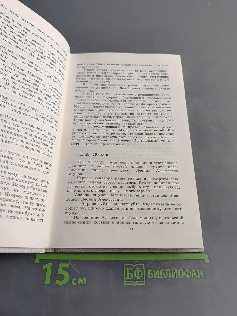 Вспоминая мастеров московского балета