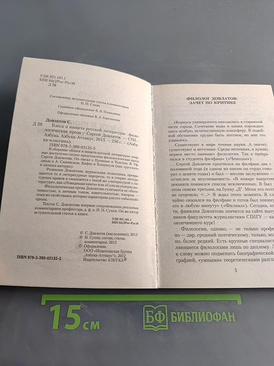 Блеск и нищета русской литературы