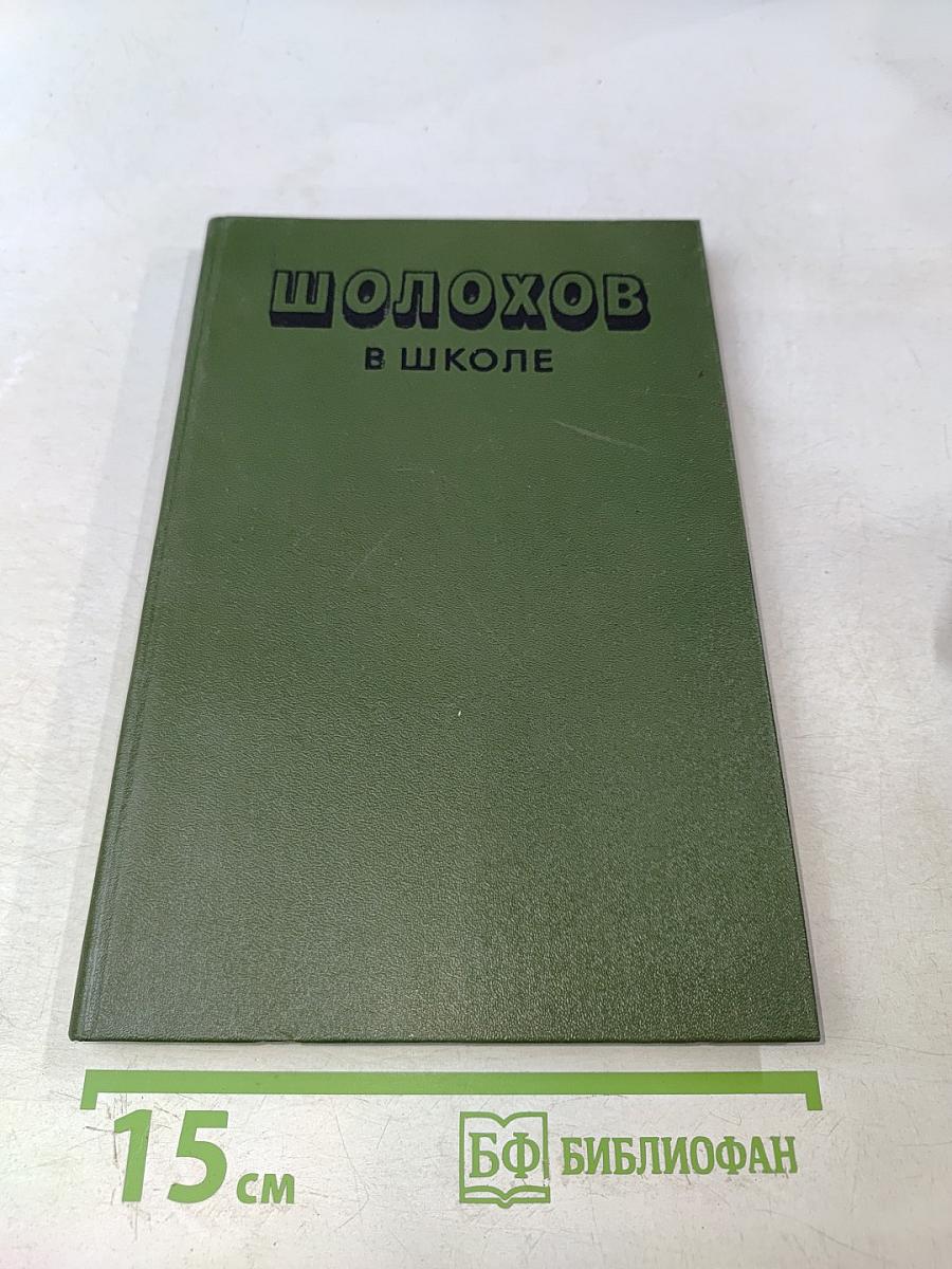 Шолохов в школе