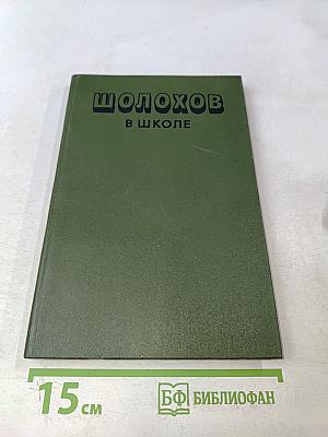 Шолохов в школе