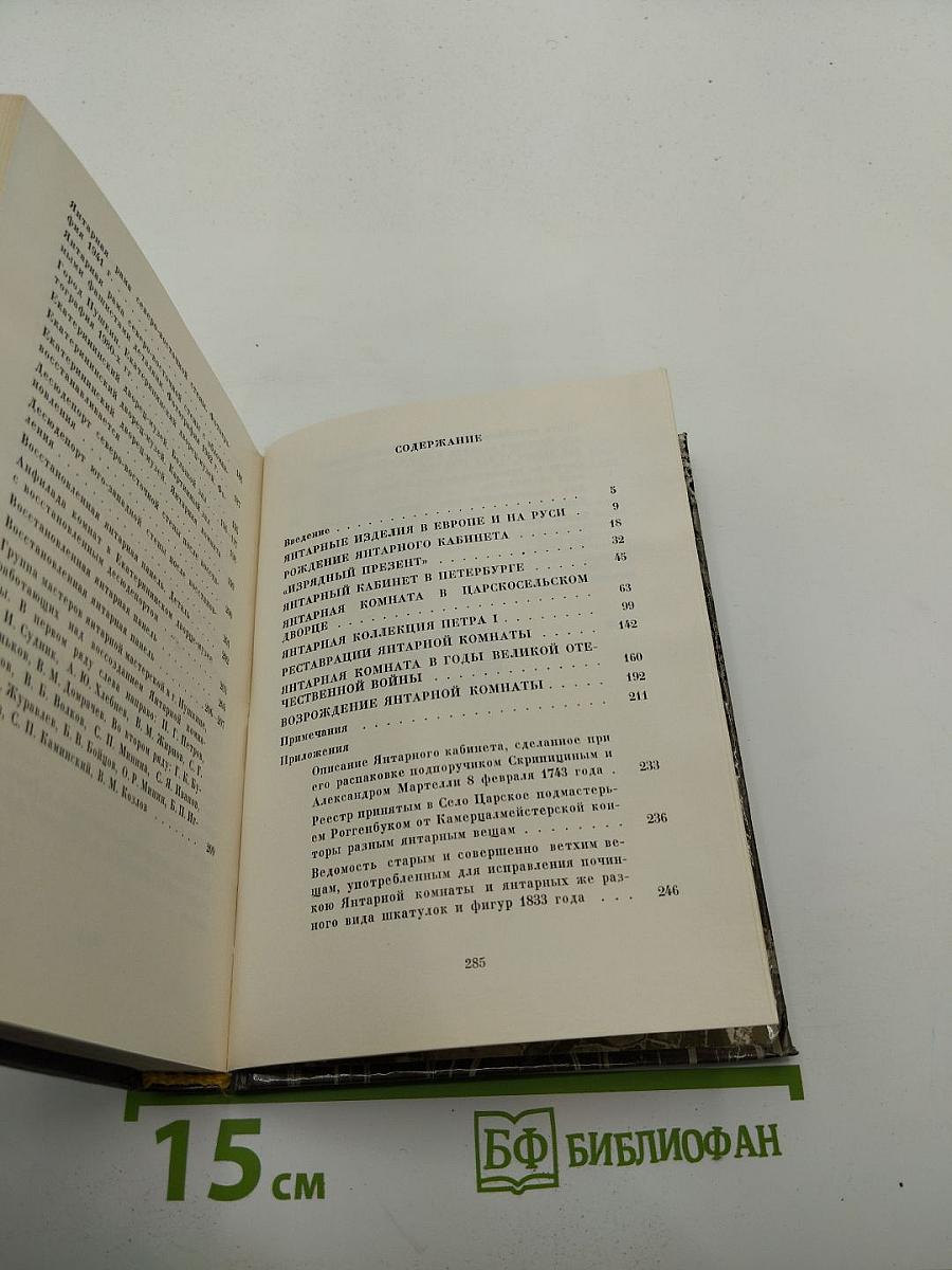 Янтарная комната. Шедевры декоративно-прикладного искусства из янтаря в собрании Екатерининского дворца-музея