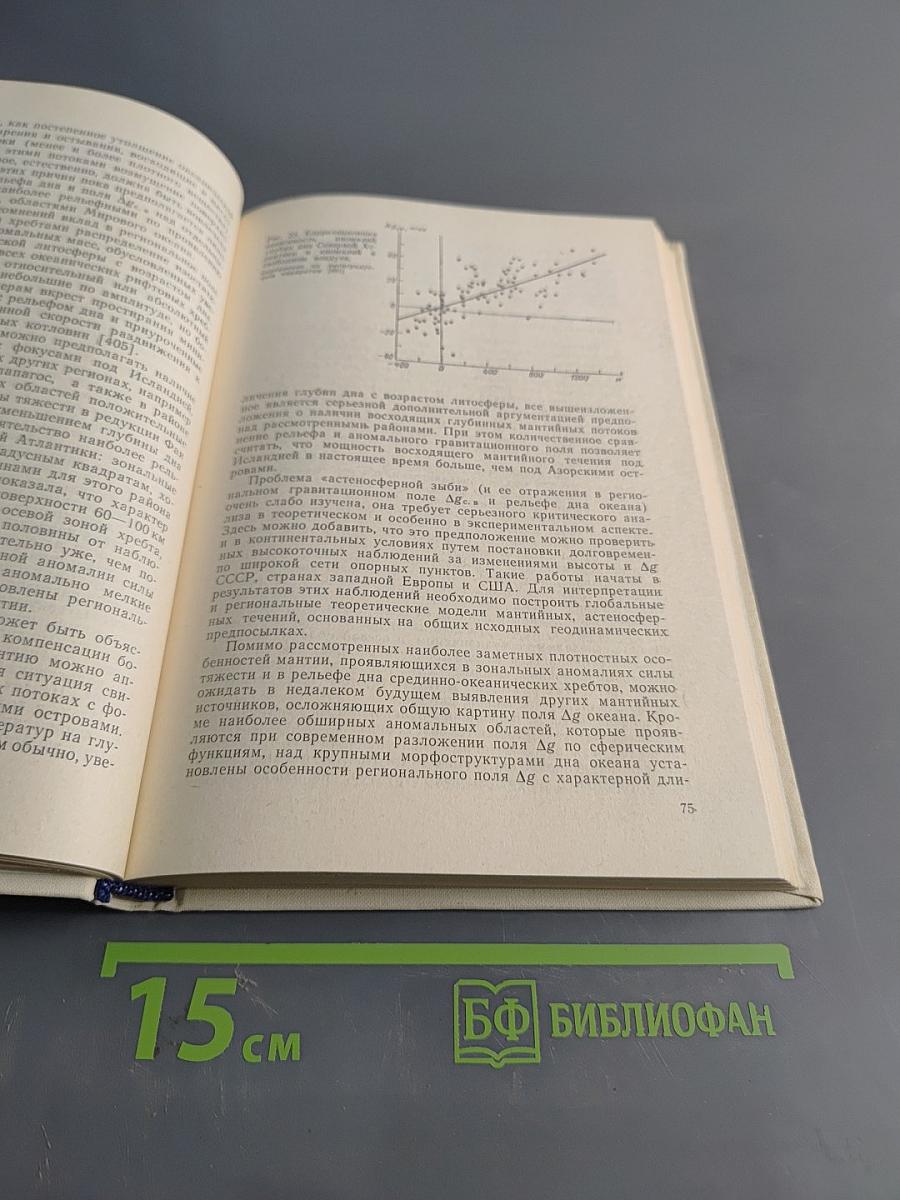 Гравитационное поле и рельеф дна океана