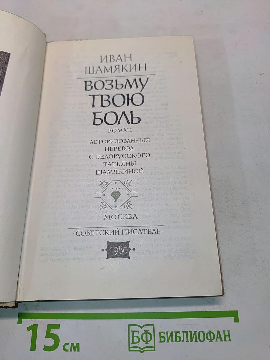 Возьму твою боль