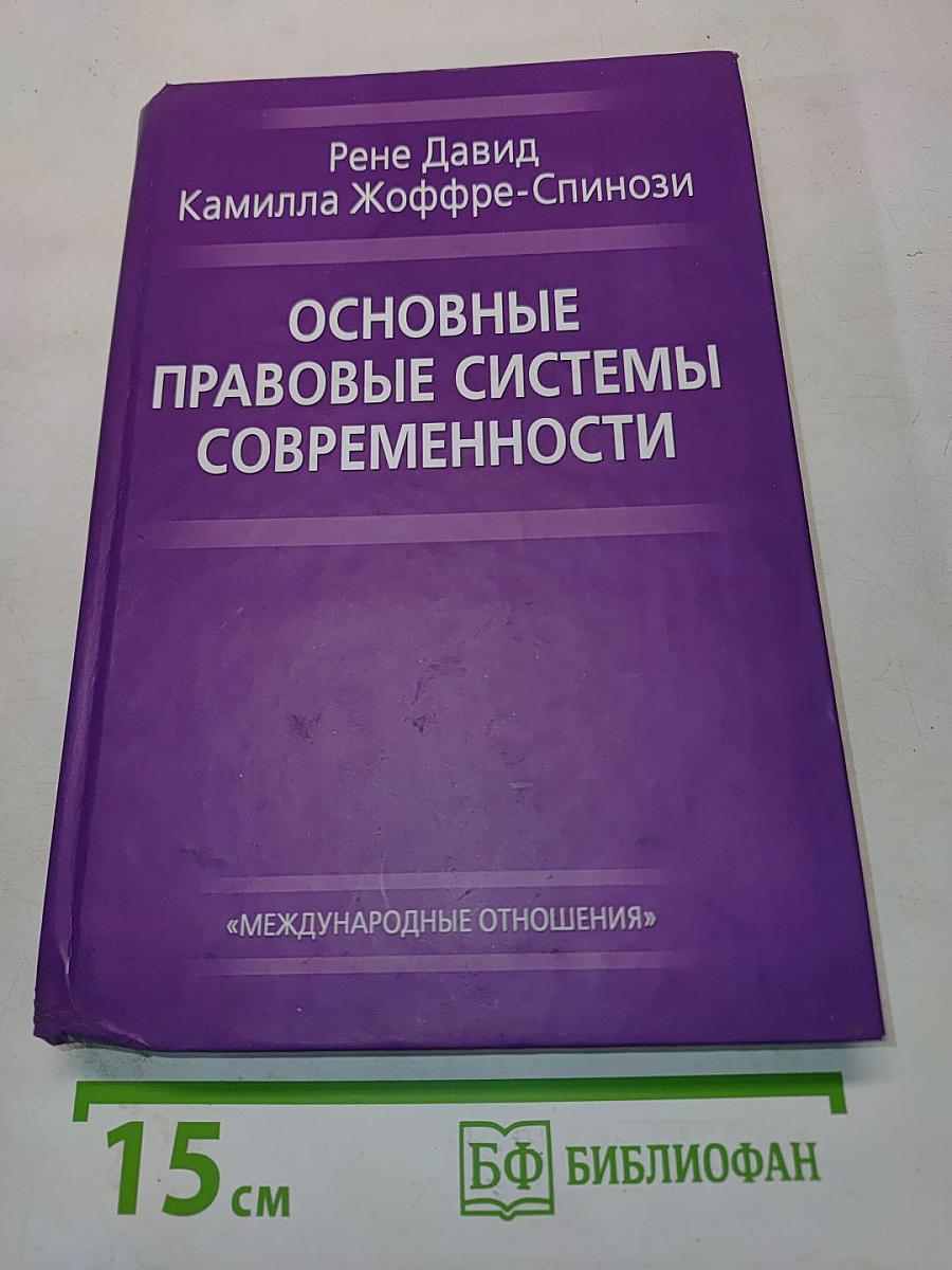 Основные правовые системы современности
