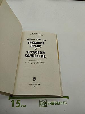 Трудовое право и трудовой коллектив