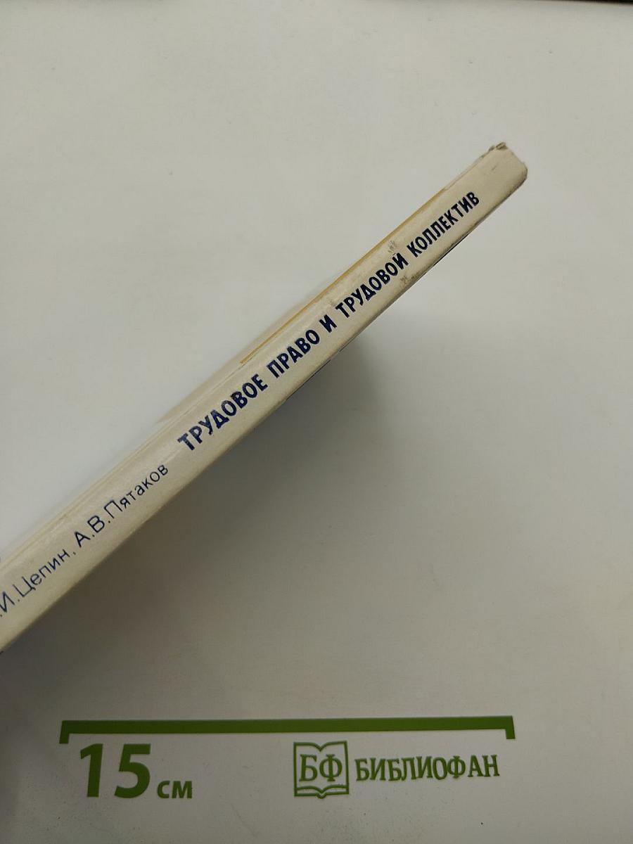 Трудовое право и трудовой коллектив