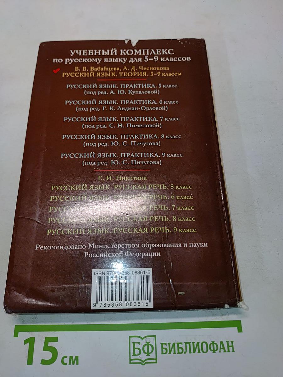 Русский язык. Теория. 5-9 классы