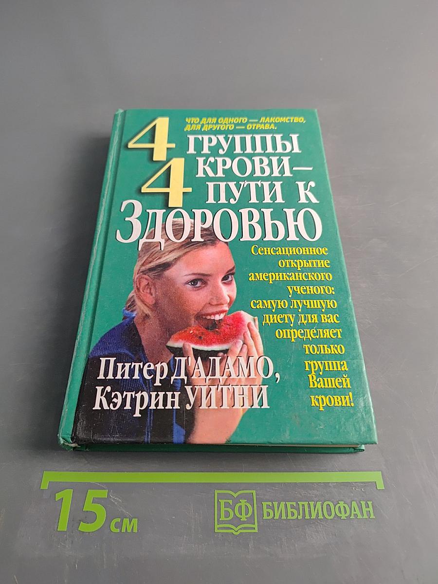 4 группы крови — 4 пути к здоровью