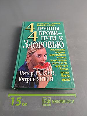 4 группы крови — 4 пути к здоровью