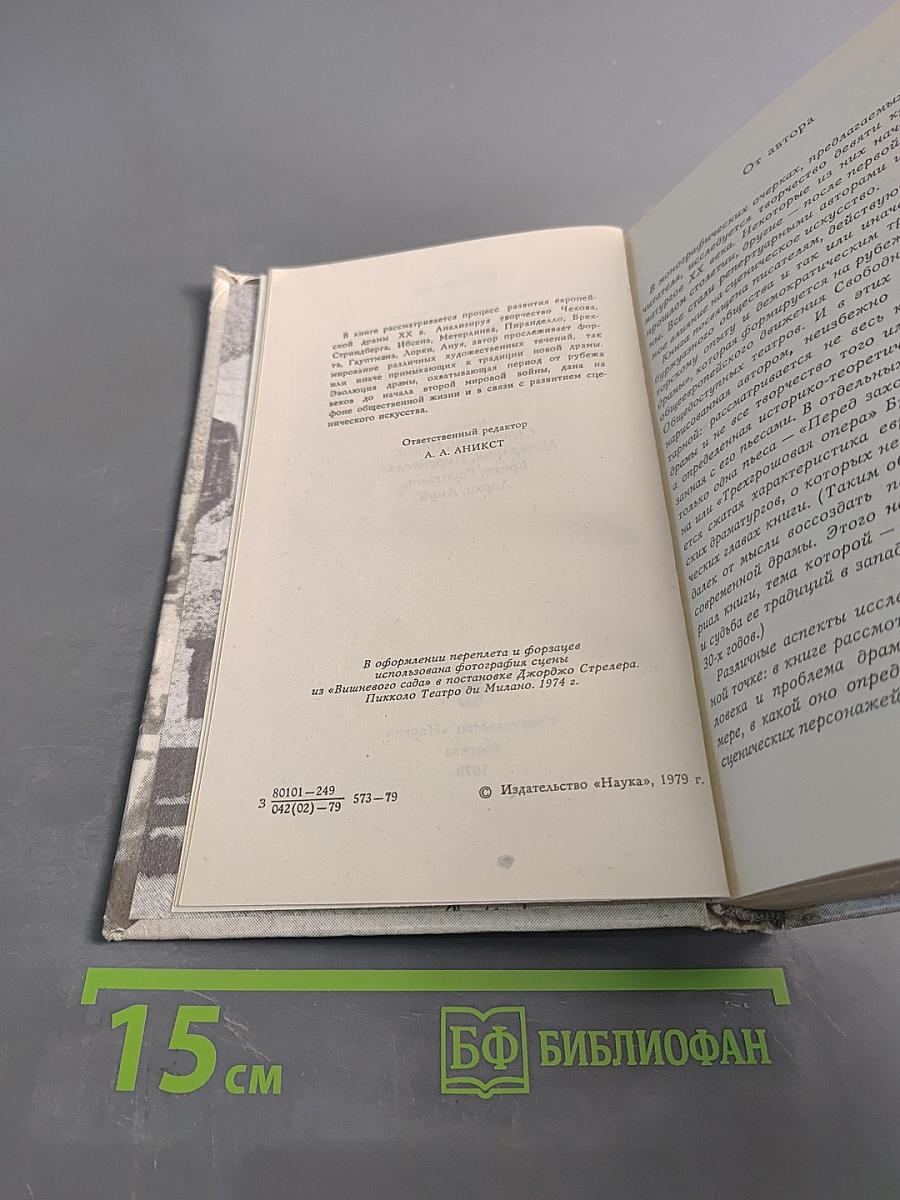 Очерки истории драмы 20 века