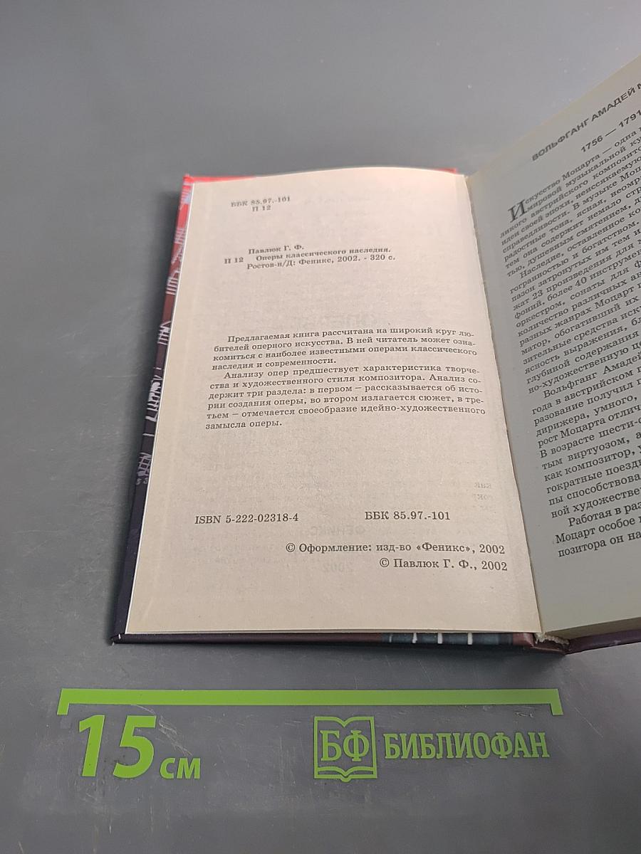 Оперы классического наследия