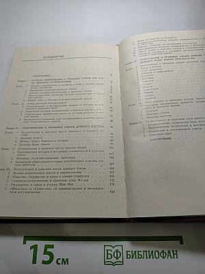 История политических и правовых учений. древний мир