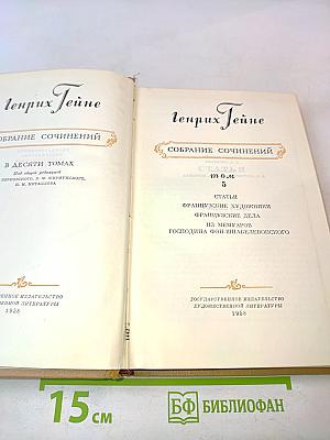 Собрание сочинений в десяти томах. Том 5. Статьи. Французские художники. Французские дела из мемуаров господина фон Шнабелевонского