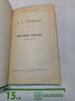 Евгений Онегин. Роман в стихах