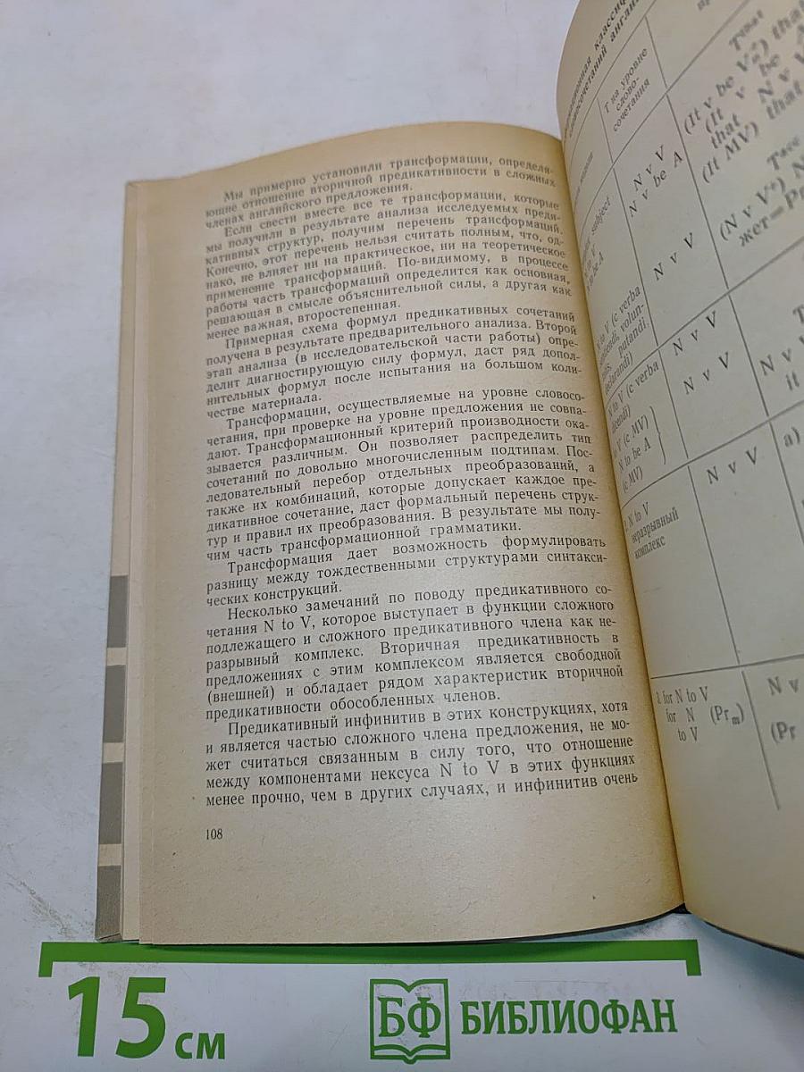 Предикативные структуры в современном английском языке