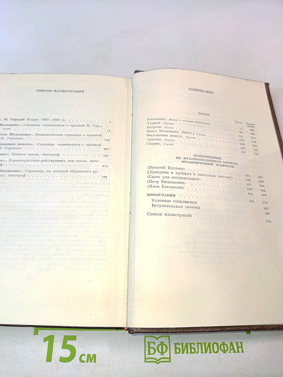 М. Горький. Собрание сочинений в тридцати томах. Том тринадцатый. Пьесы. Сцены. Наброски. 1907-1917