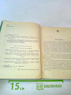 Кактусы и другие суккуленты в комнатах