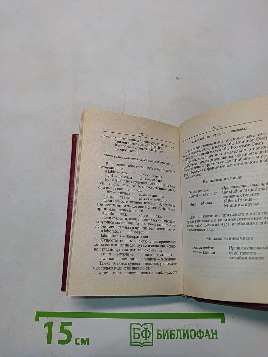 Англо-русский и русско-английский словарь для школьников. Грамматика