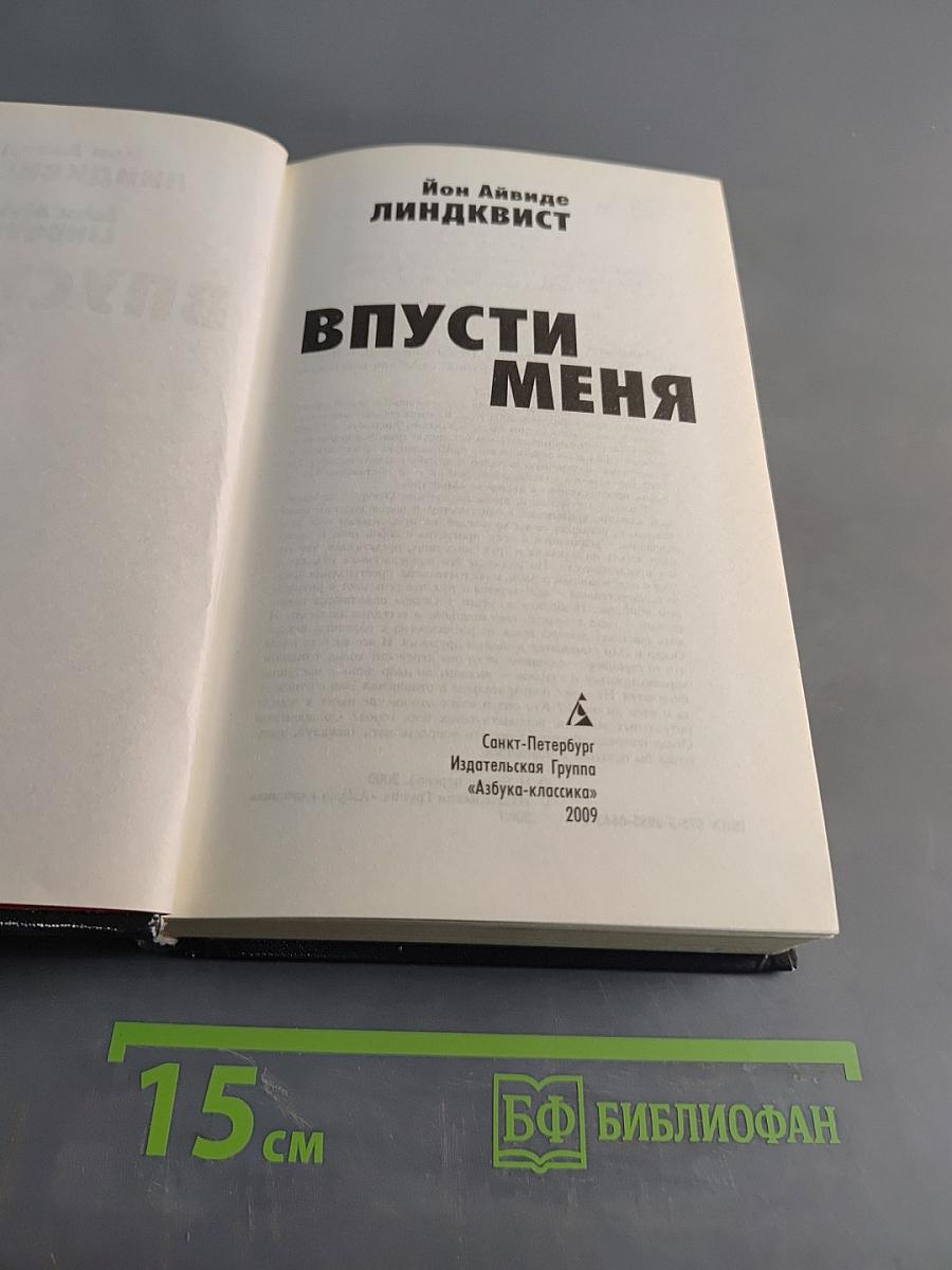 Впусти меня